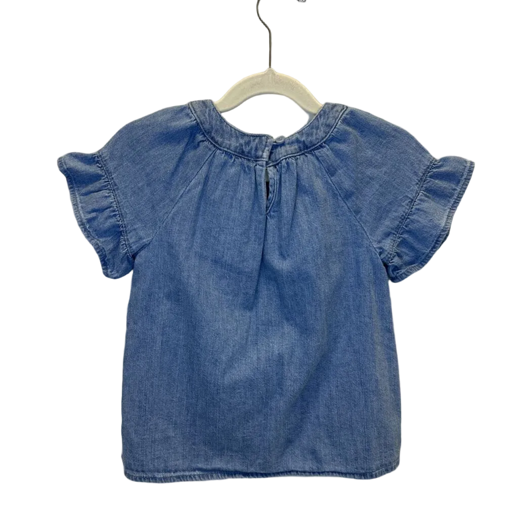 SS Tunic Shirt / Ruffle Sleeve