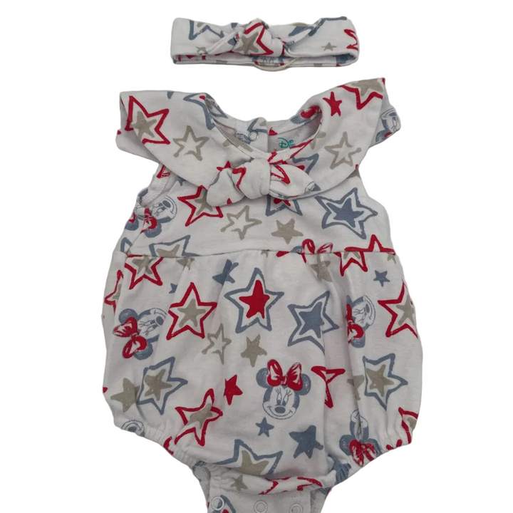 Sleeveless Onesie Romper + Headband