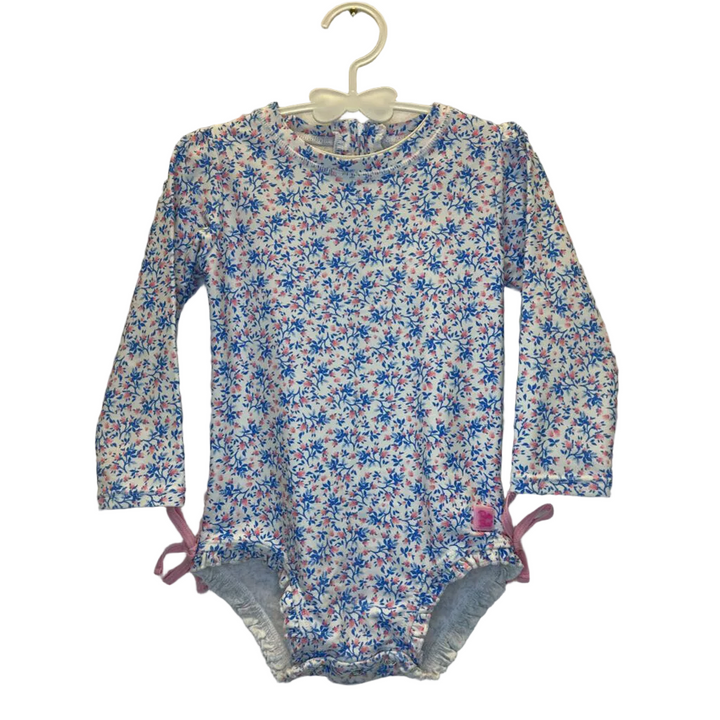 LS Bathing Suit / Flowers