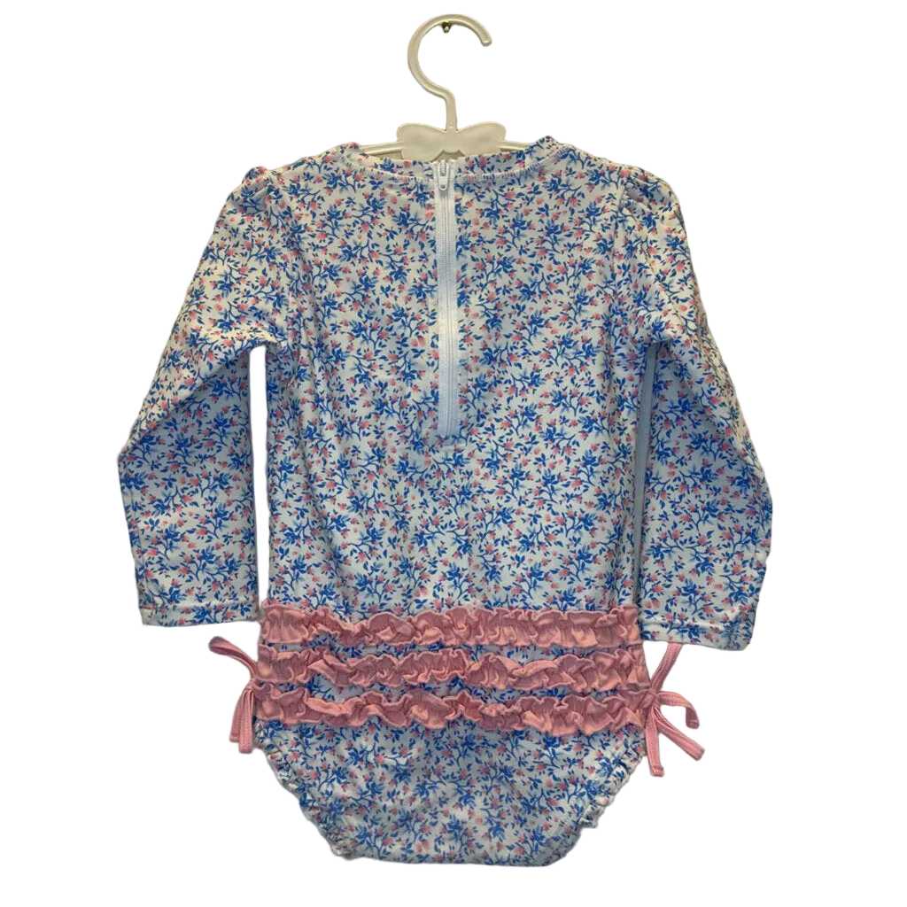 LS Bathing Suit / Flowers