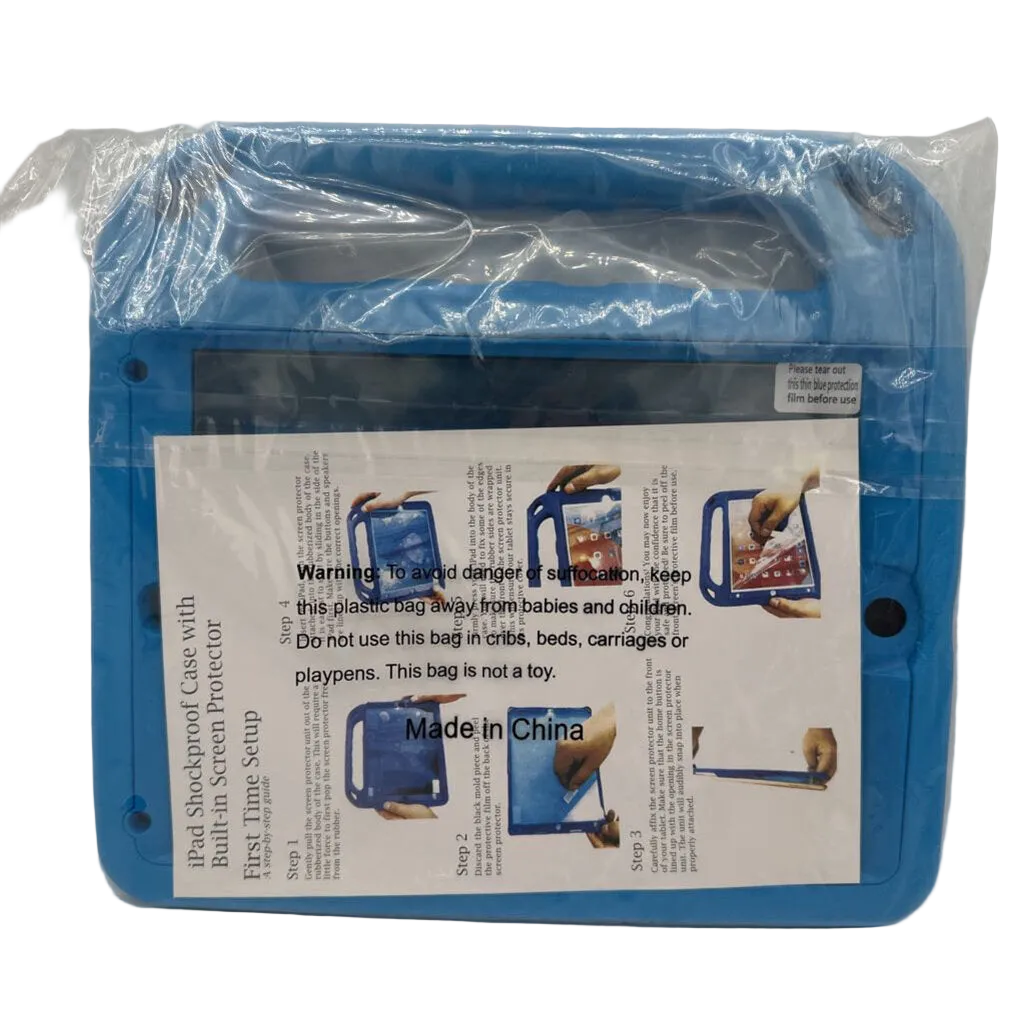 iPad Shockproof Case with Built-In Screen Protector
