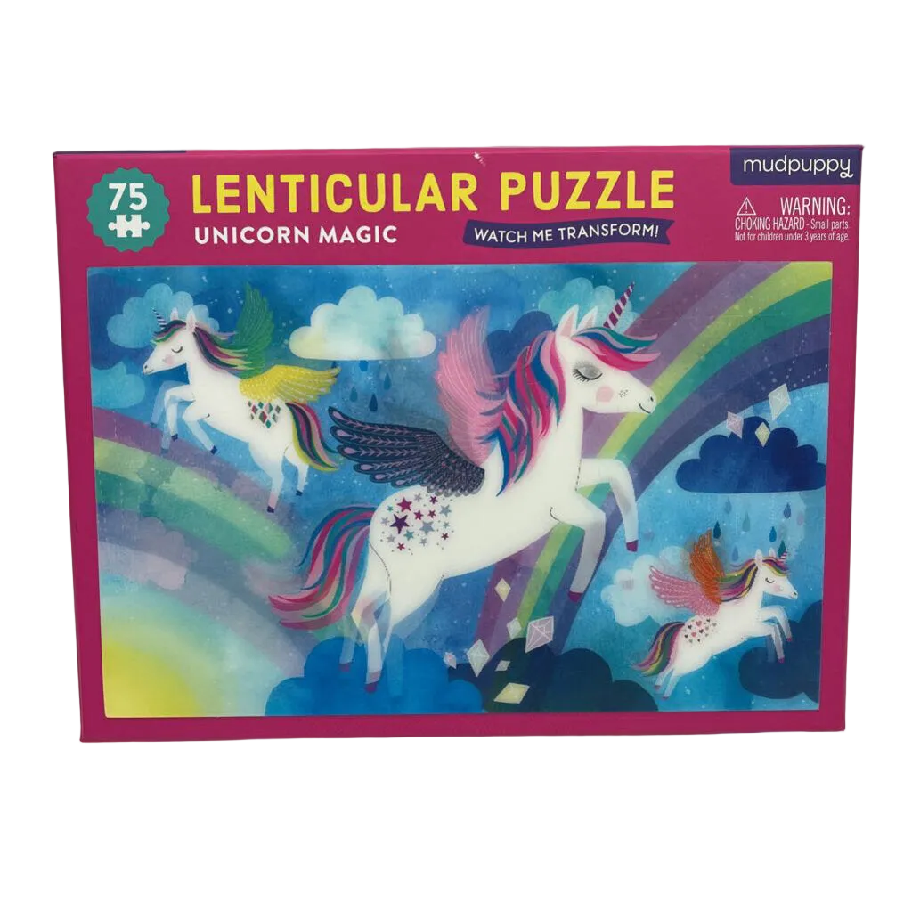 Unicorn Lenticular Puzzle
