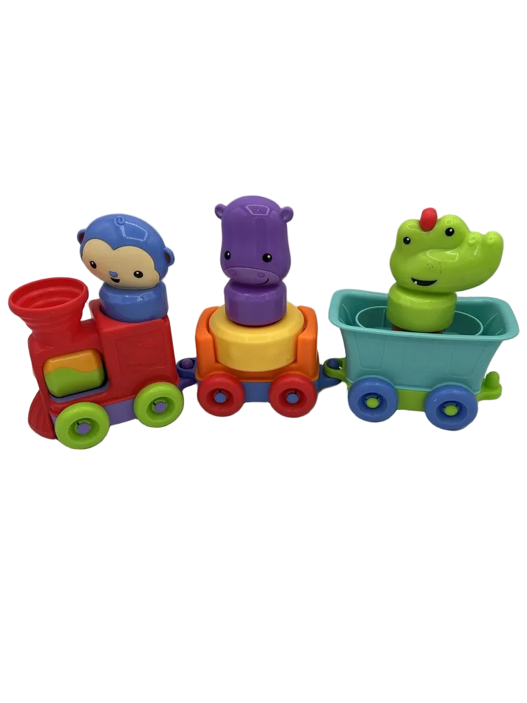 Silly Safari Rattle & Roll Train