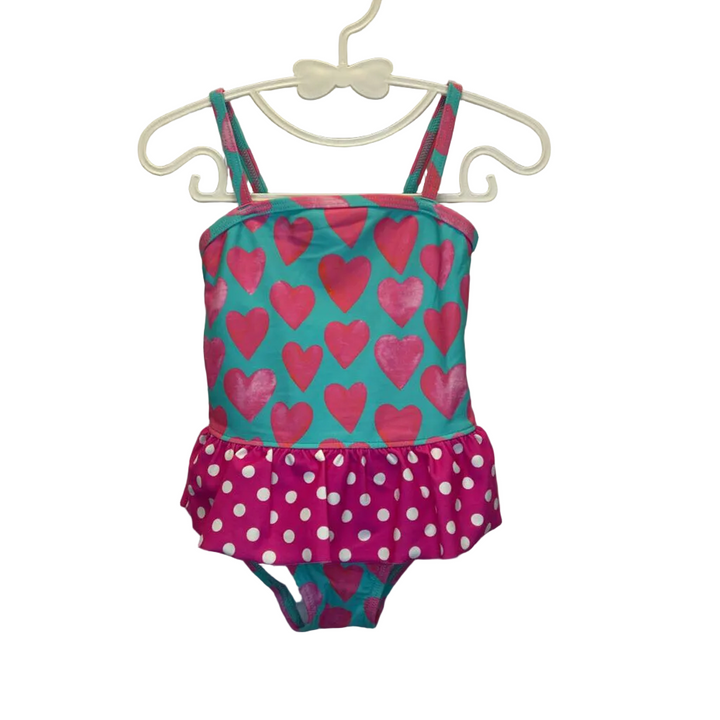 One Pc Bathing Suit / Hearts