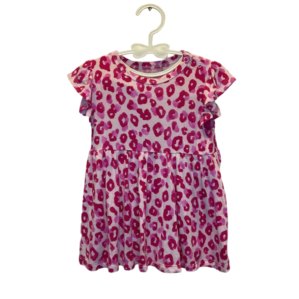 SS Dress Shirt + Diaper Cover / Leopard