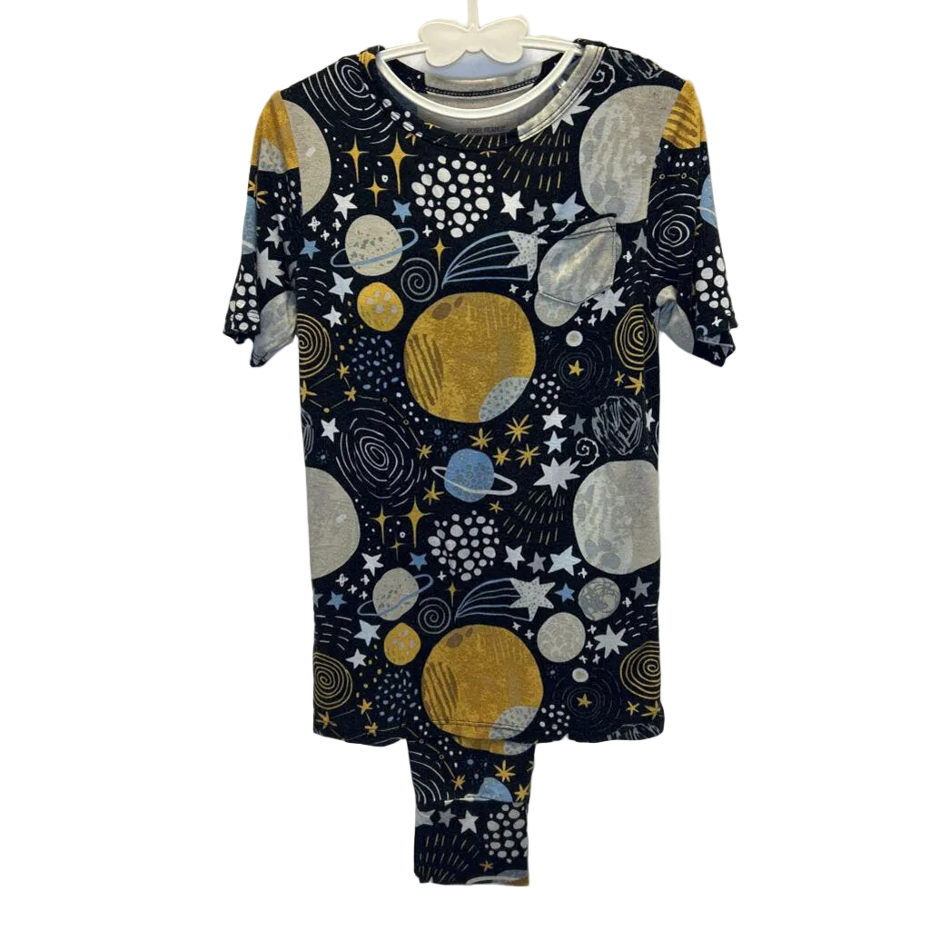 SS Shirt + Pants Pajama Set / Outerspace