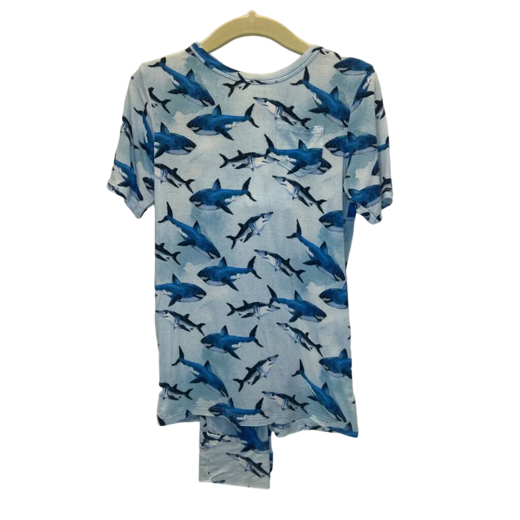 SS Shirt + Pants Pajama Set / Sharks