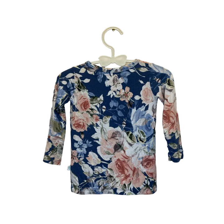 LS Shirt + Pants Pajama Set / Flowers