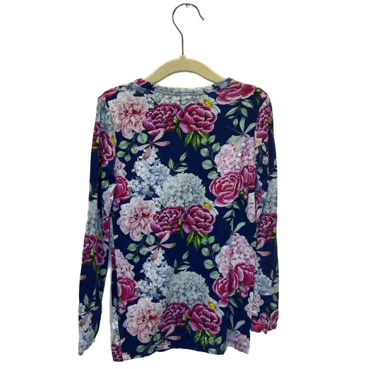 LS Shirt + Pants Pajama Set / Flowers