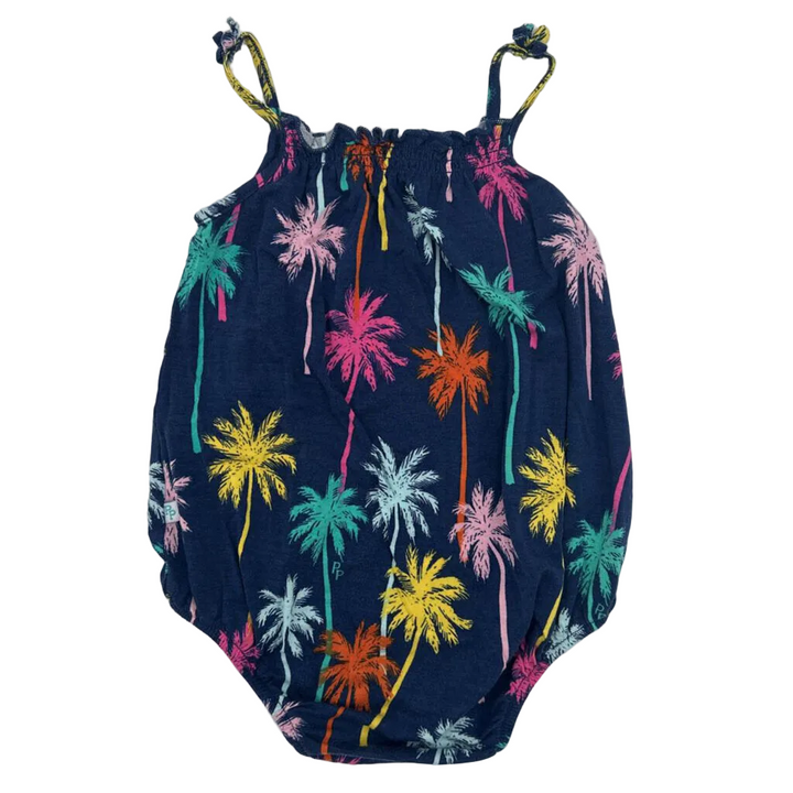 Spaghetti Strap Onesie / Palm Trees