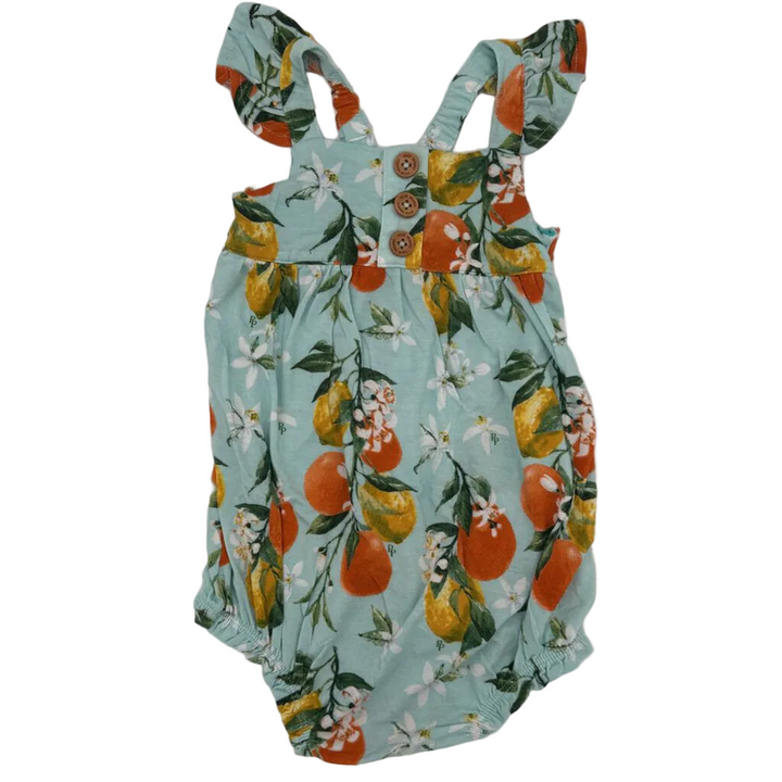 Cross Back Strap Onesie / Oranges