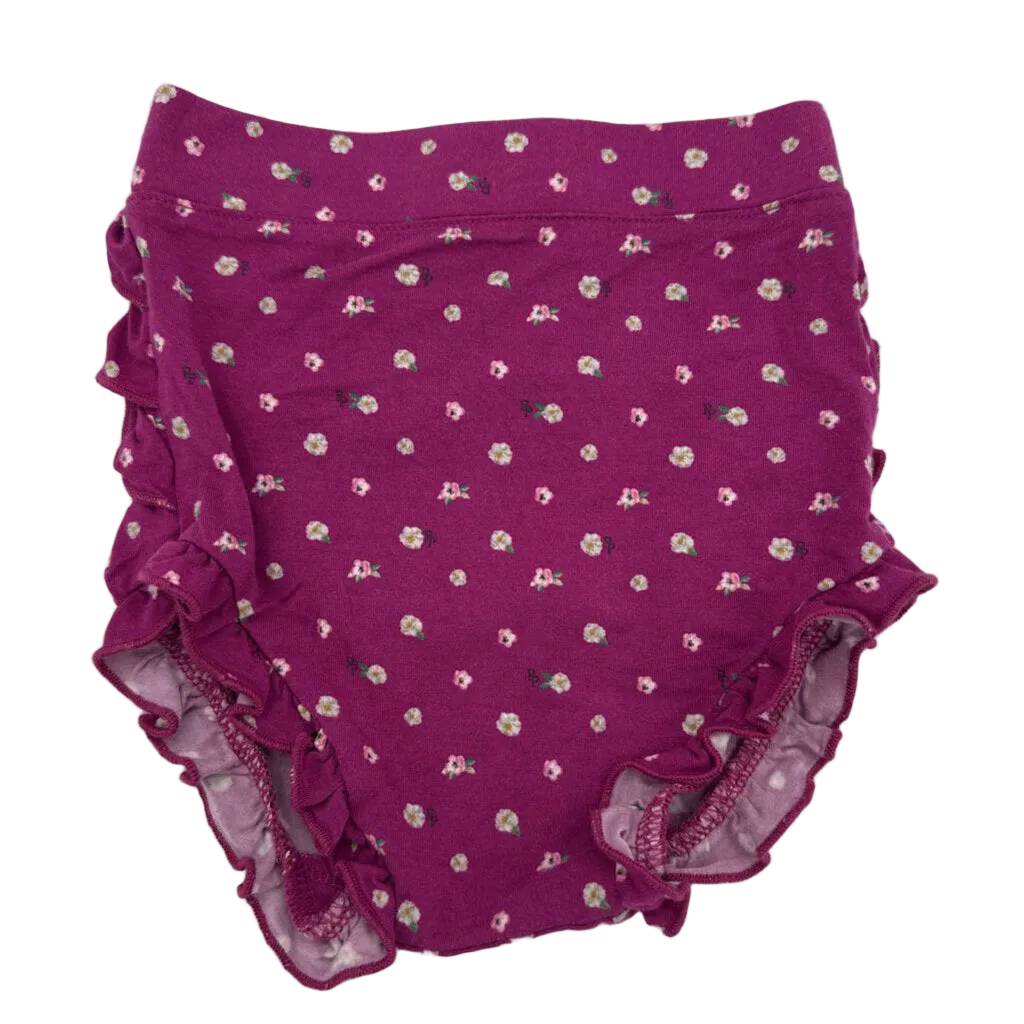 Elastic Waist Ruffle Bloomer / Flowers