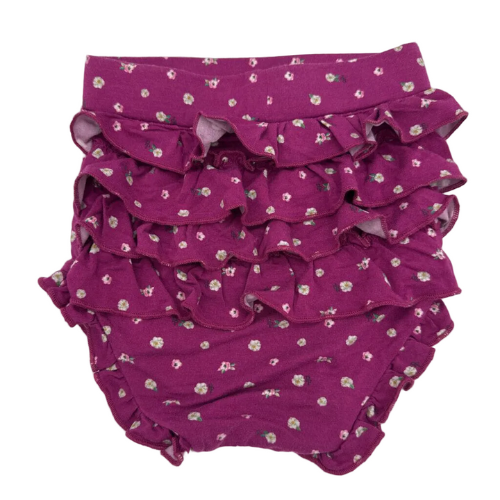Elastic Waist Ruffle Bloomer / Flowers