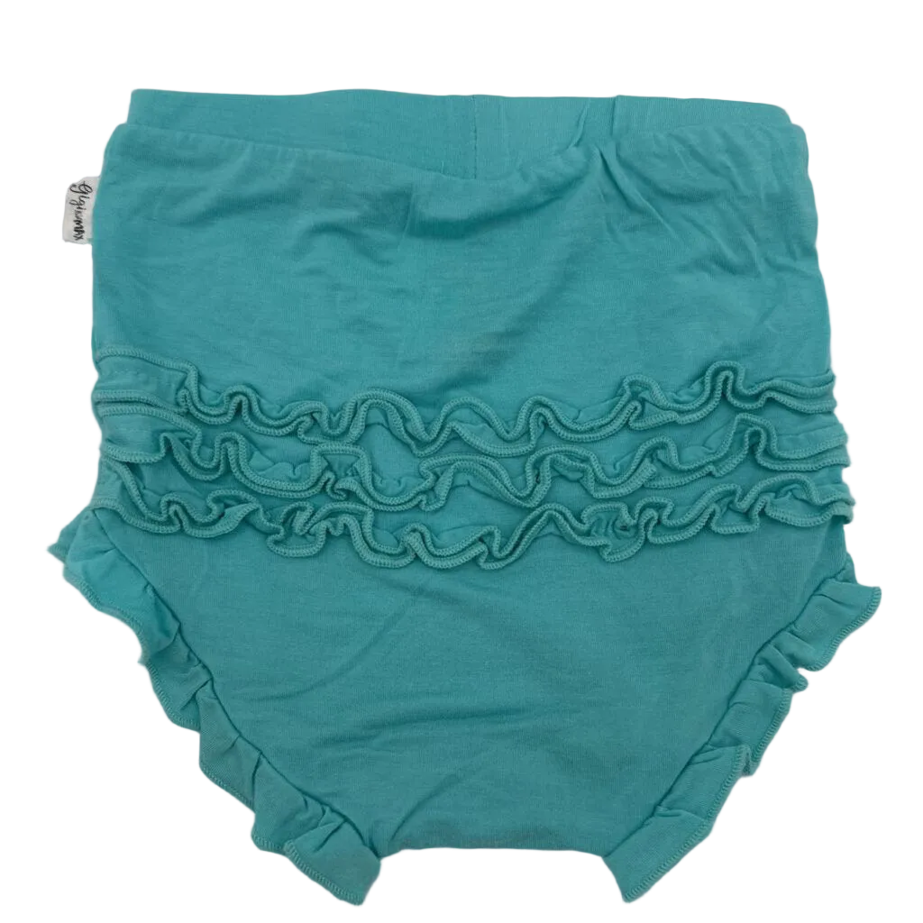 Elastic Waist Ruffle Bloomer / Solid