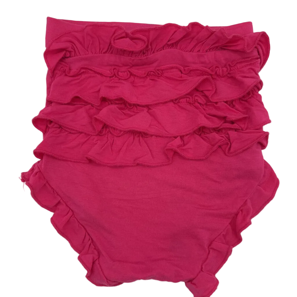 Elastic Waist Ruffle Bloomer / Solid