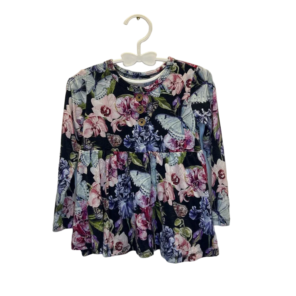 LS Twirl Dress/ Floral