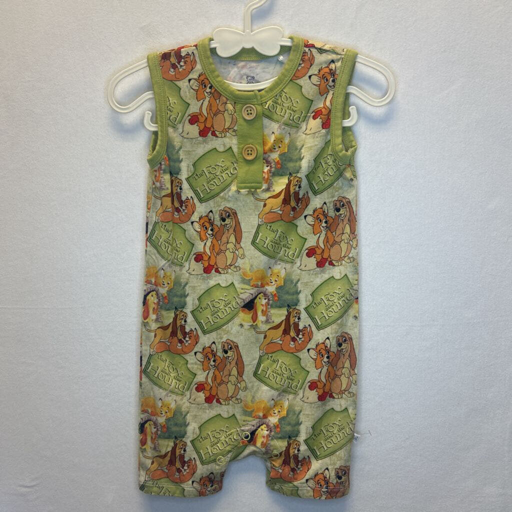 Sleeveless Romper / Fox and the Hound
