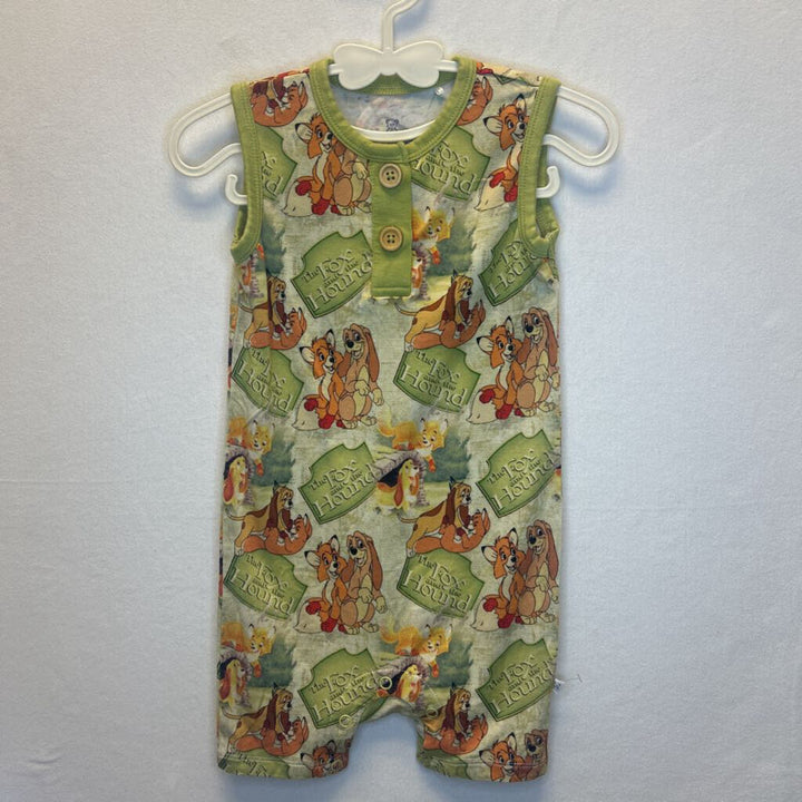 Sleeveless Romper / Fox and the Hound