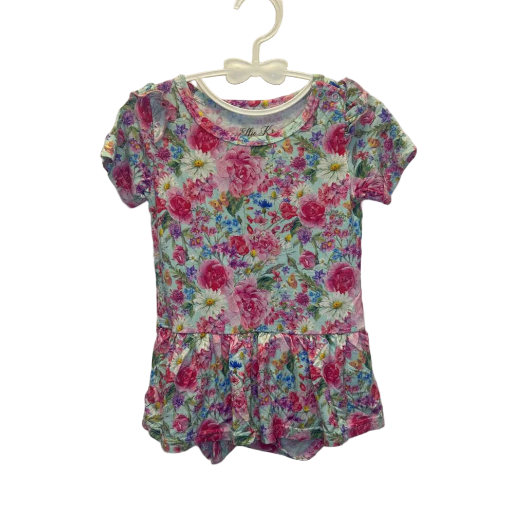 SS Onesie Dress / Flowers