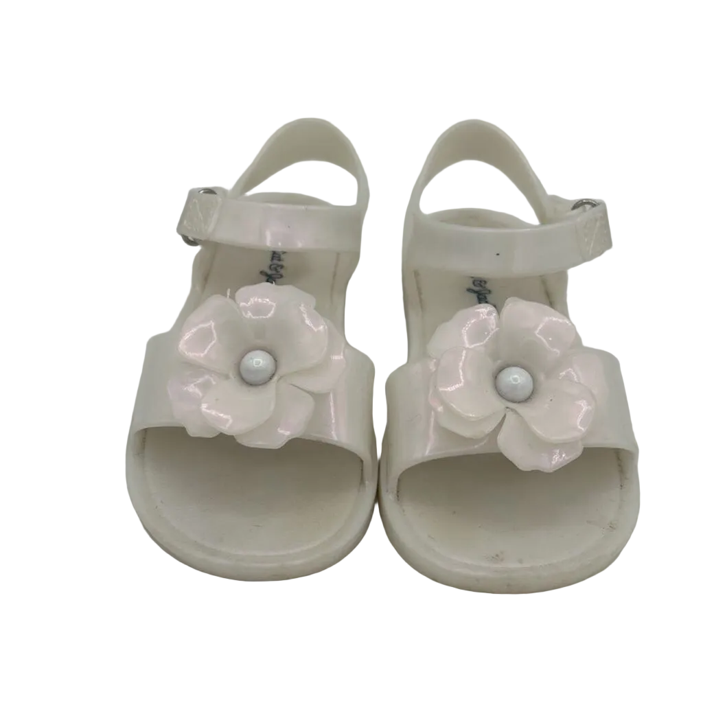 Jelly Sandals / Velcro / Flowers