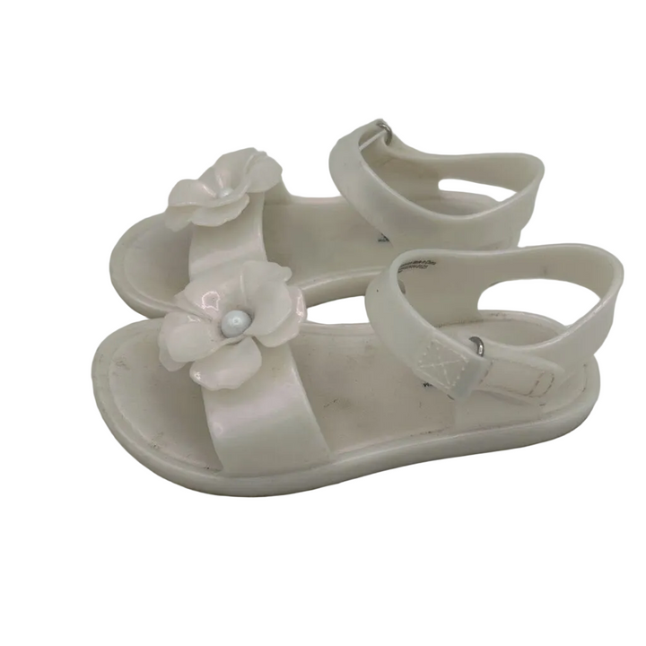 Jelly Sandals / Velcro / Flowers