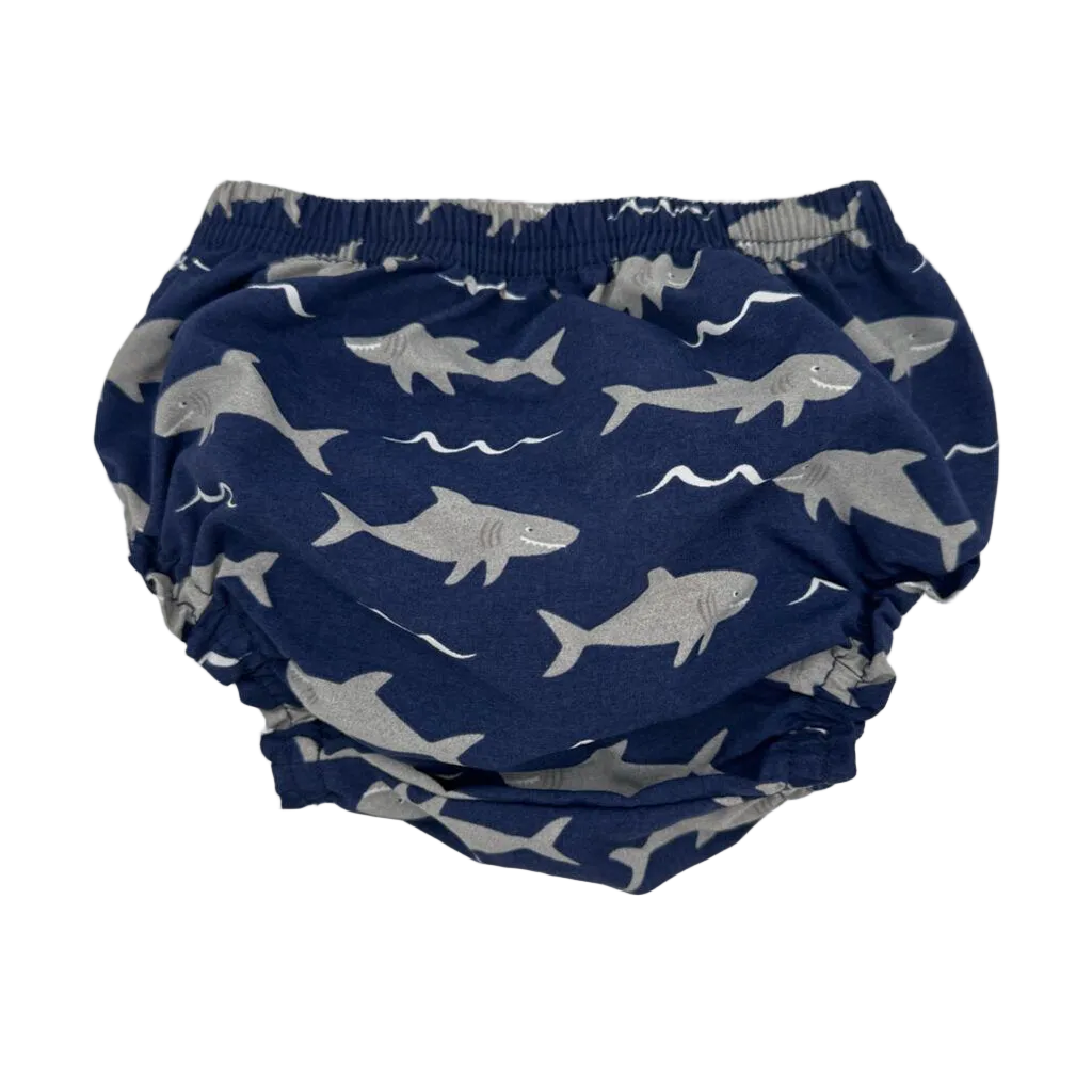 Swim Diaper Cover / Nylon / Sharks