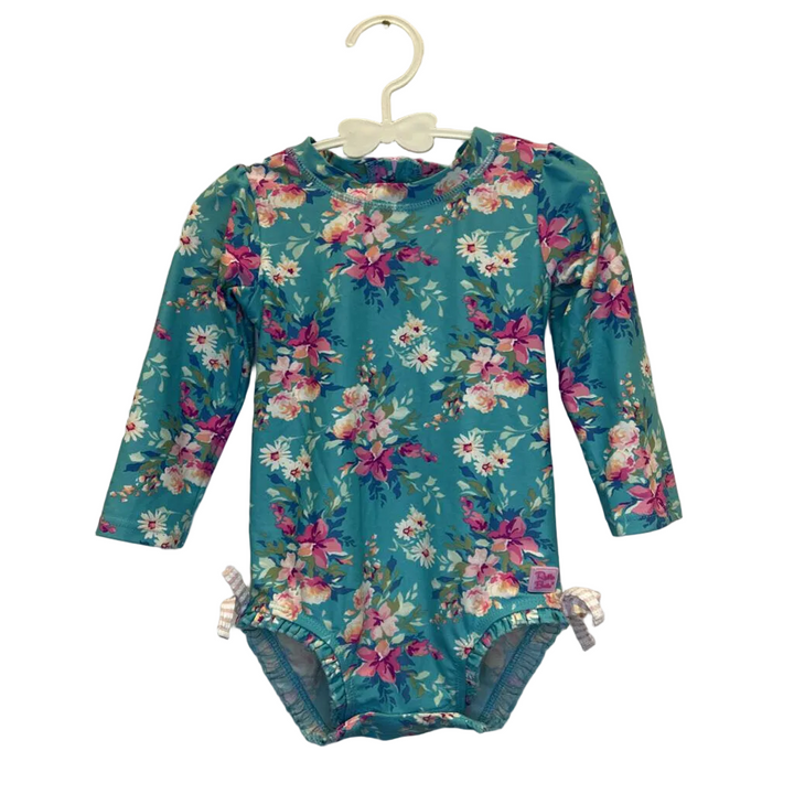 LS Bathing Suit / Flowers