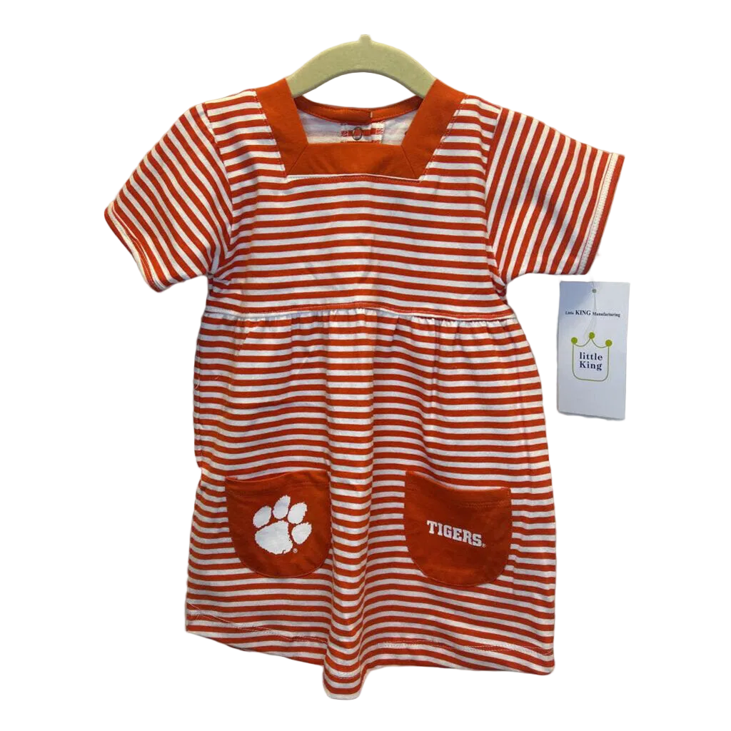 SS Dress / Stripes / Clemson