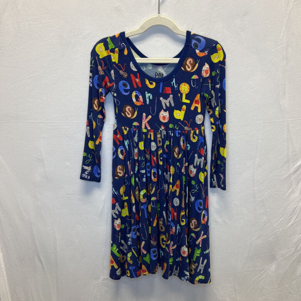 LS Twirl Dress / Alphabet