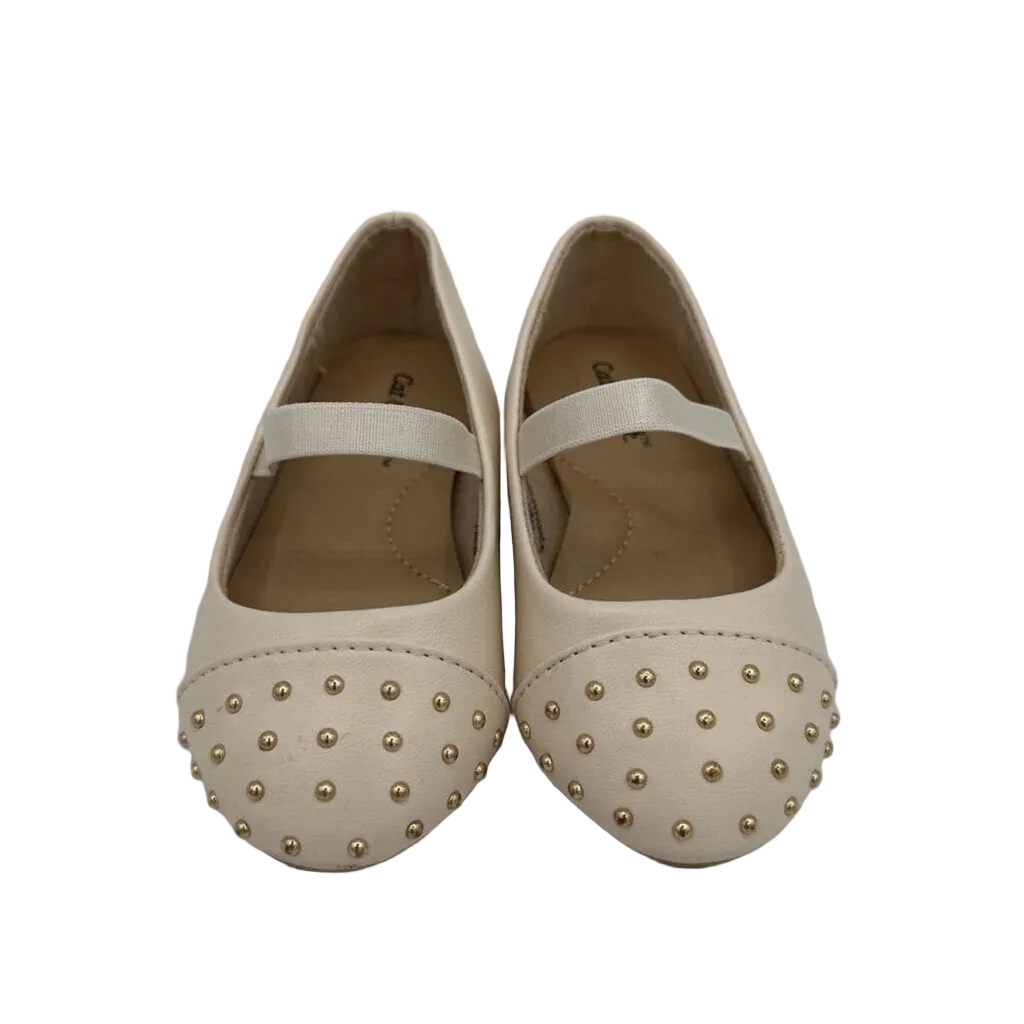Close Toed Dress Flats/ Elastic