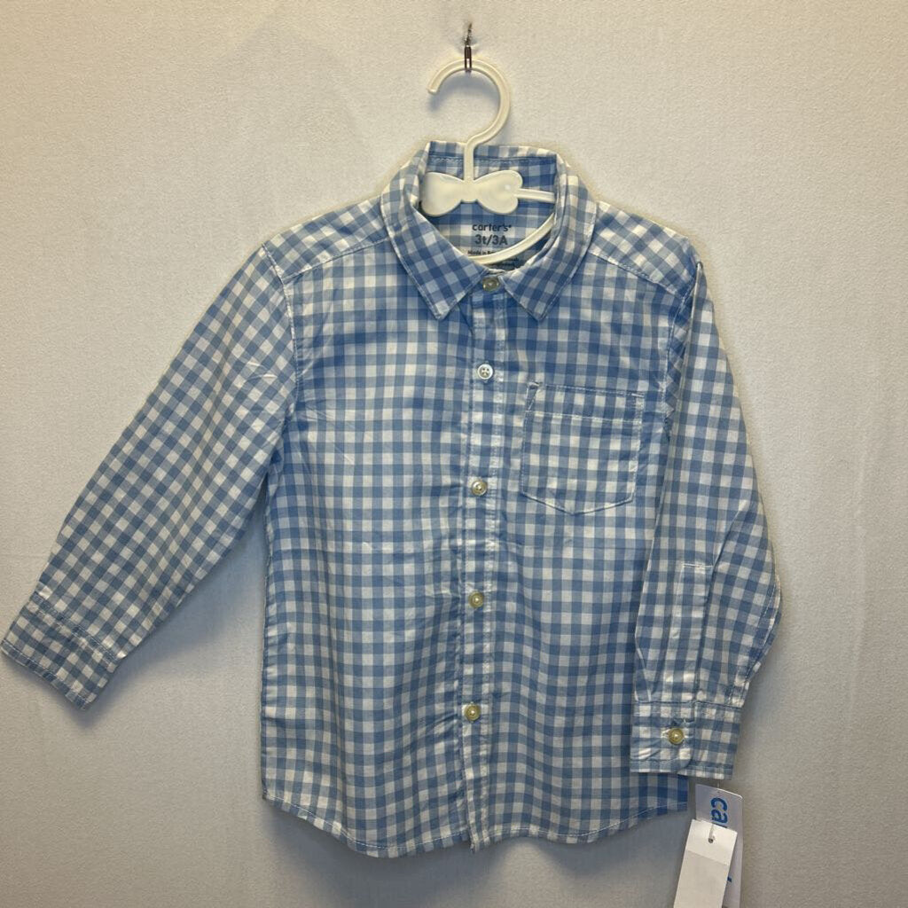 LS Collared Button Down Shirt/Gingham