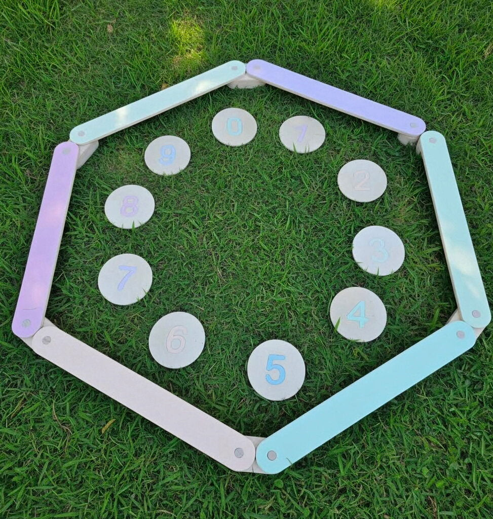 Wooden Blanace Beam & Stepping Stones
