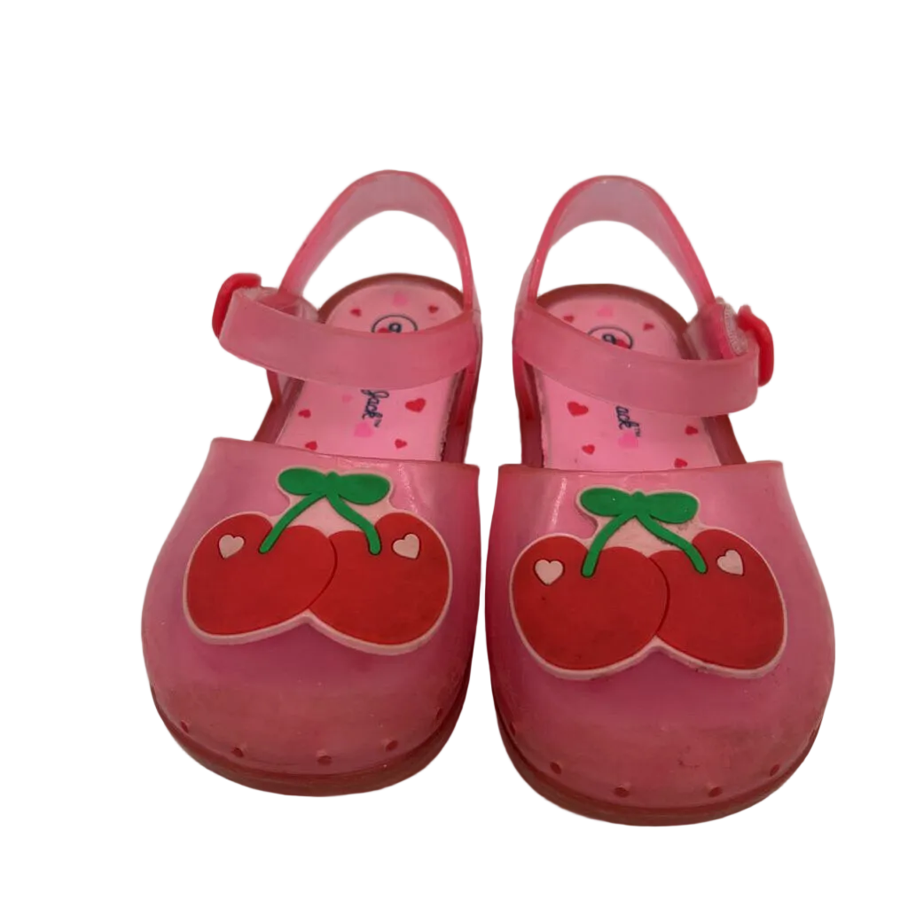 Jelly Sandals / Closed Toed / Cherries
