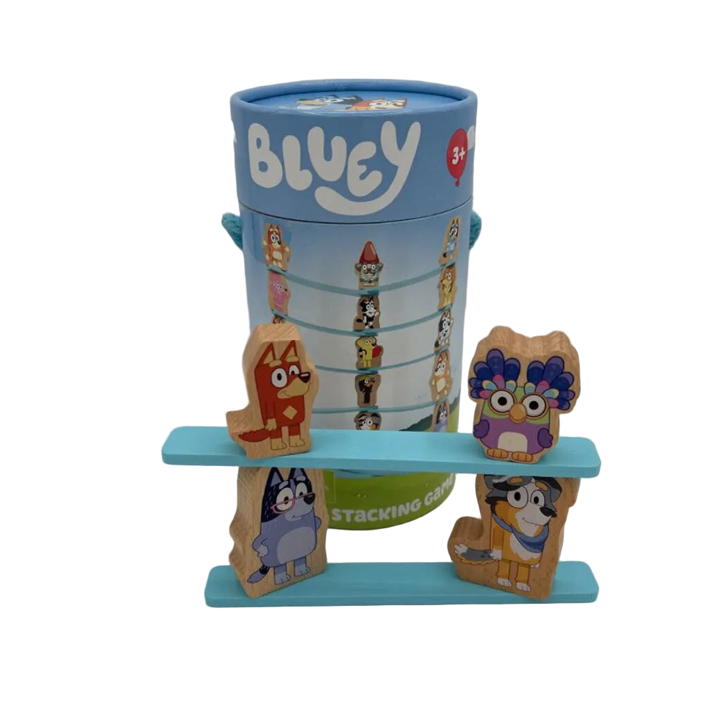 Bluey Wooden Stacking Game