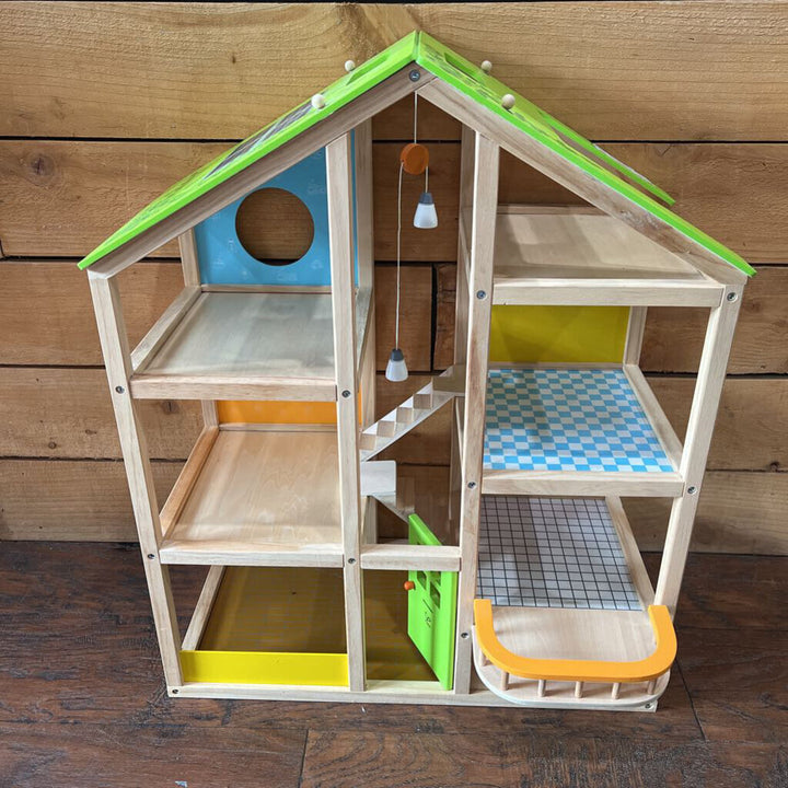 All Seasons Wooden Dollhouse / No Accessories