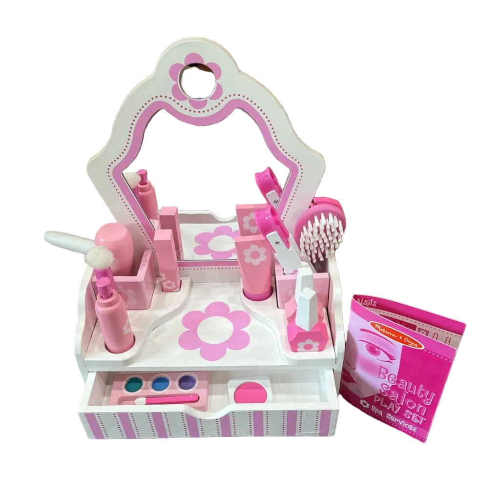 Beauty Salon Playset / Vanity COMPLETE