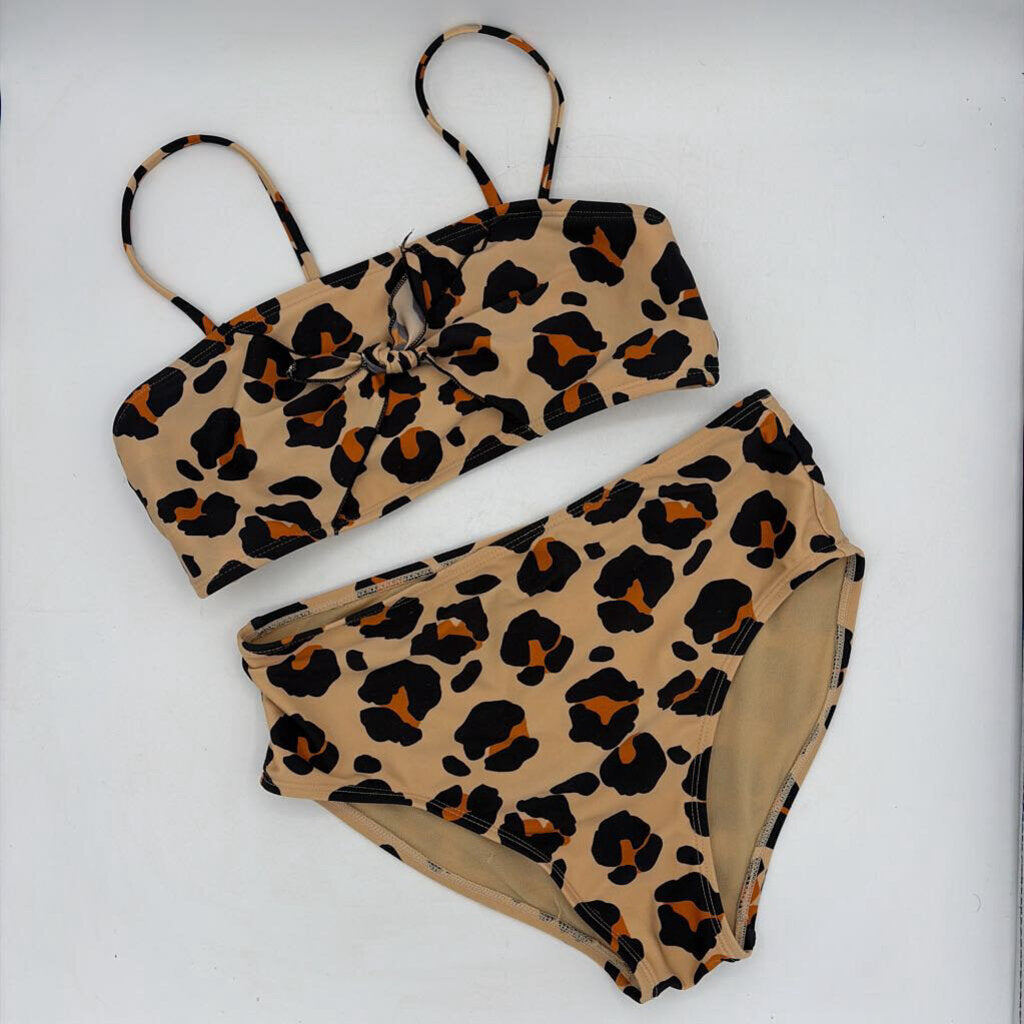 Two Piece Bathing Suit / Leopard