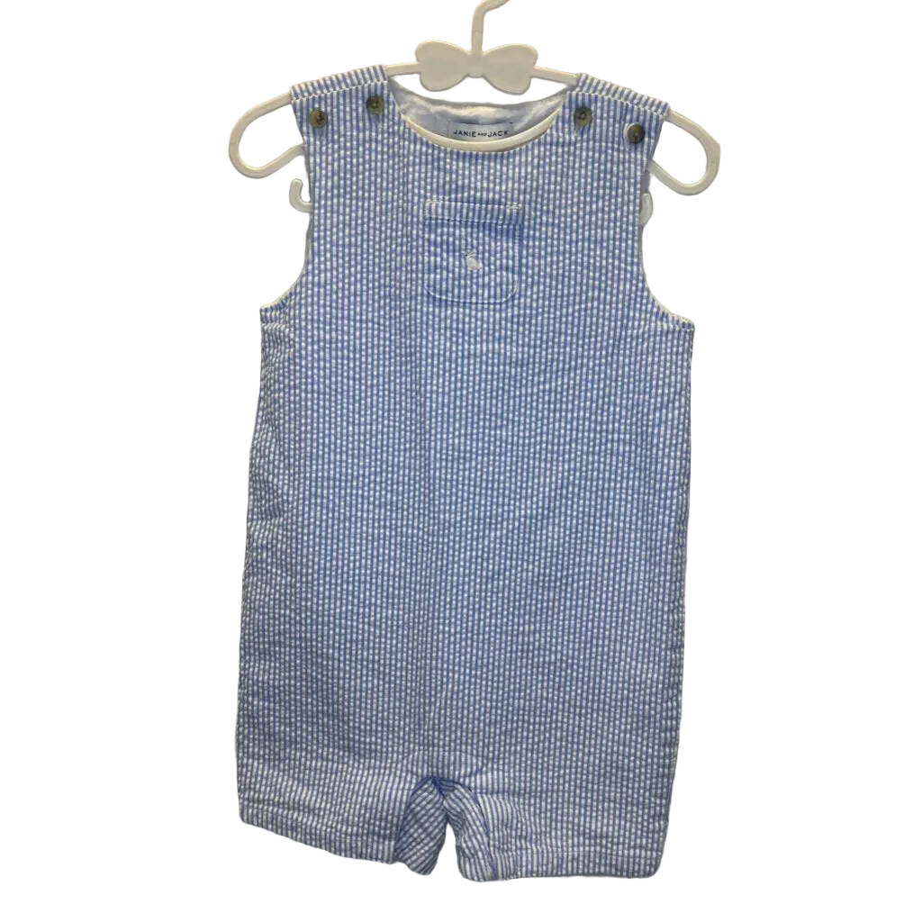 Sleeveless Shorts Romper / Stripes