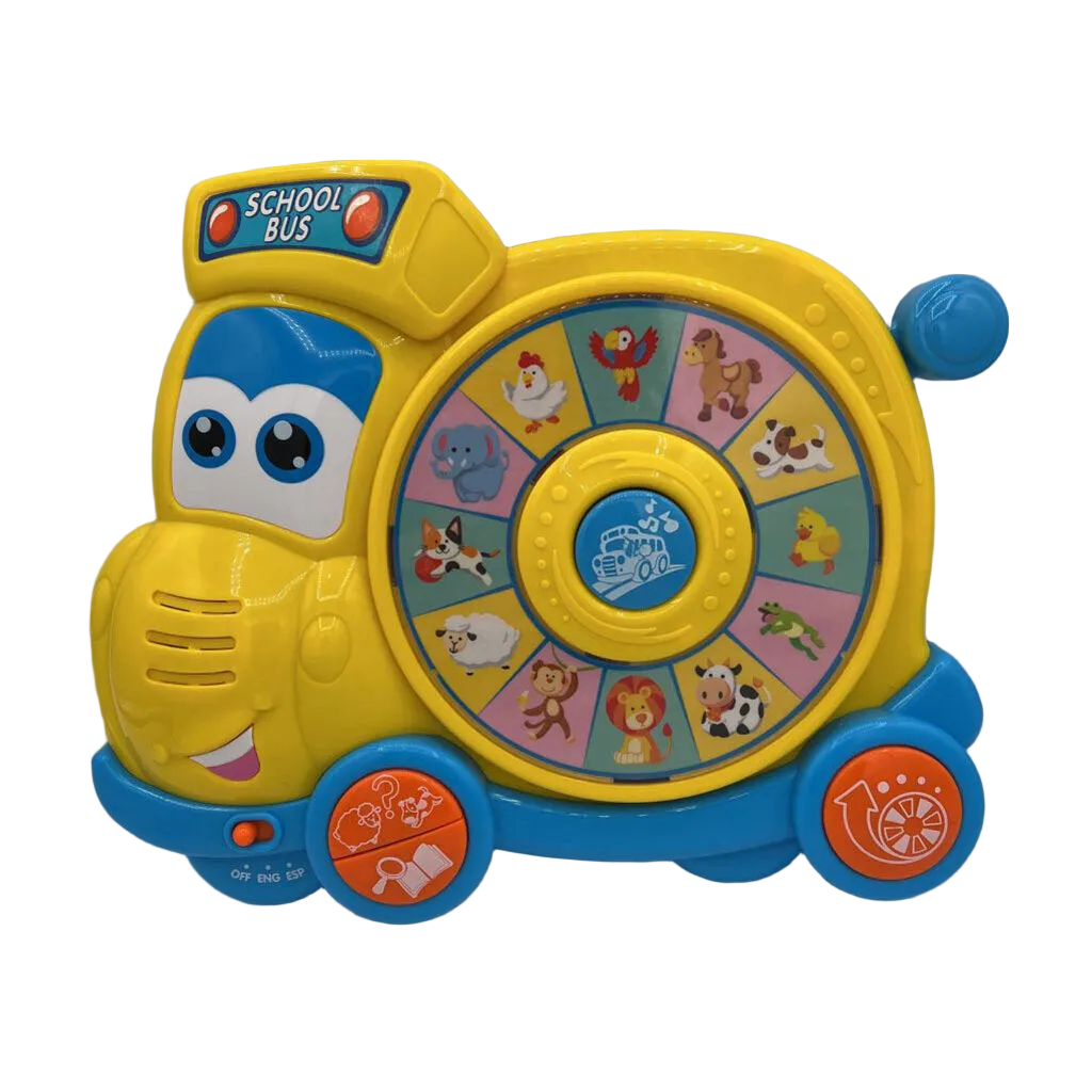 Spinning Learning School Bus: Bilingual