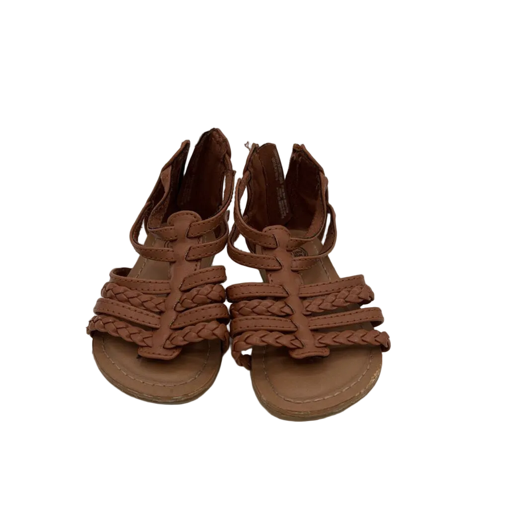 Strap Sandals / Zipper Back