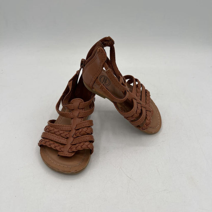 Strap Sandals / Zipper Back