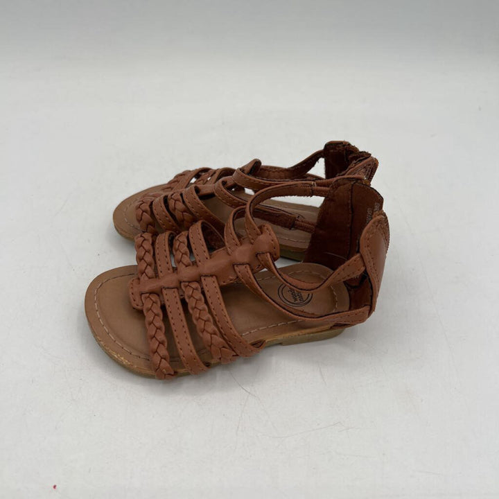 Strap Sandals / Zipper Back