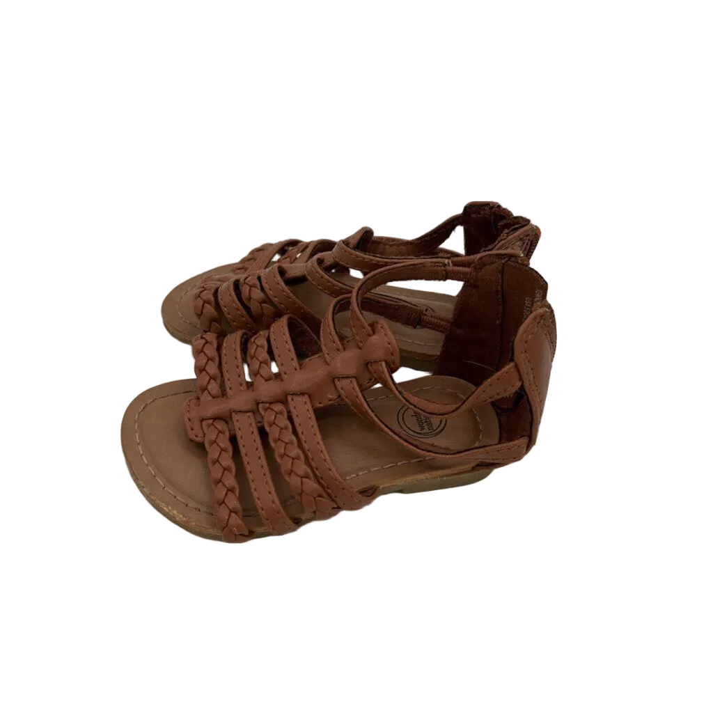 Strap Sandals / Zipper Back
