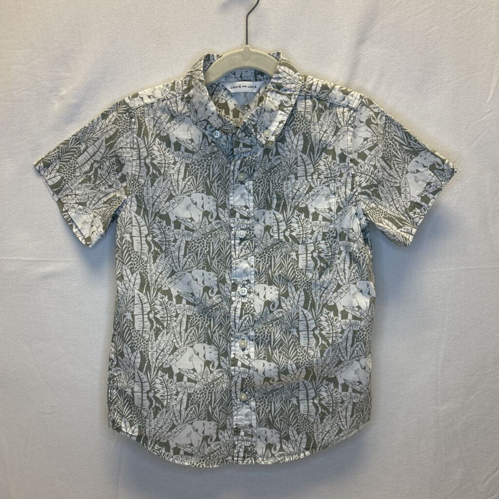 SS Button Down Shirt / Safari