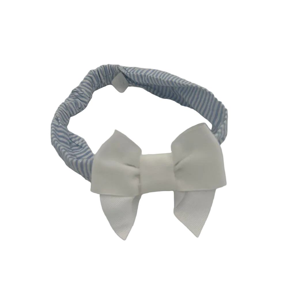 Elastic Headband / Striped with Bow
