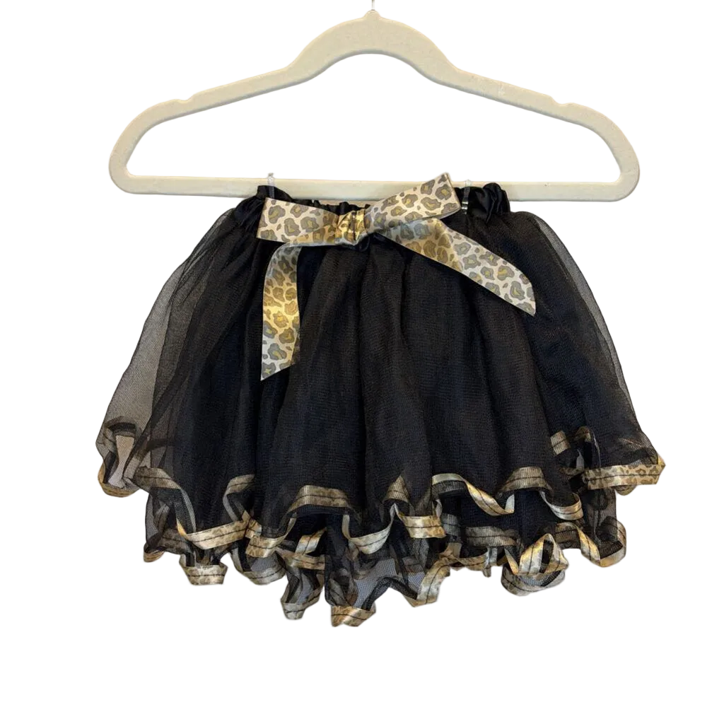 Leopard Trim Tulle Tutu