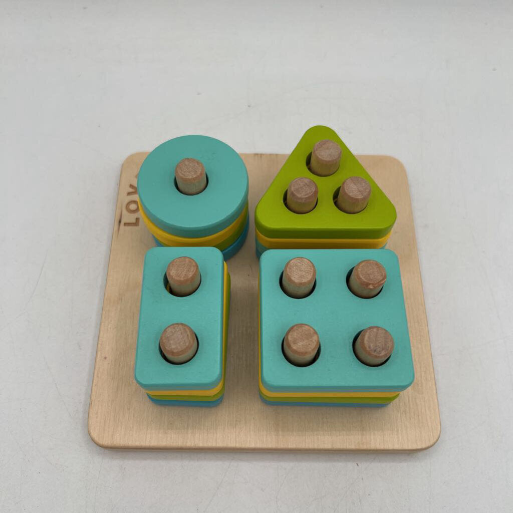 The Enthusiast Sort & Stack Peg Puzzle