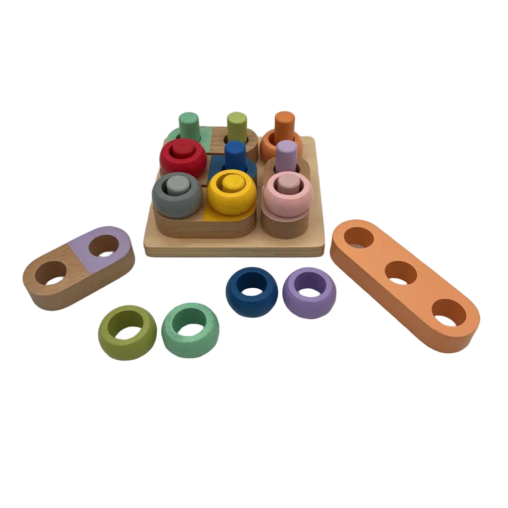 Peg Board with Beads