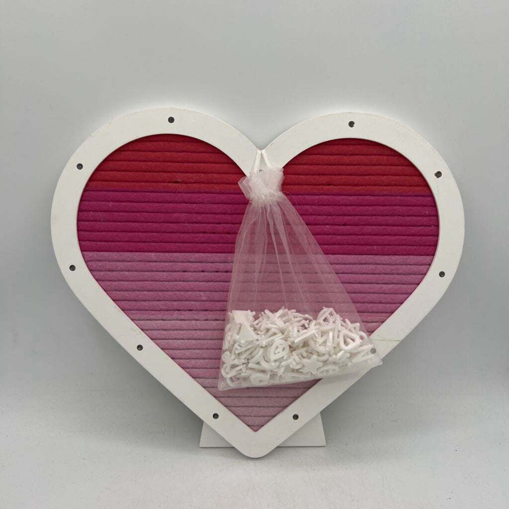 Heart Light Up Message Board