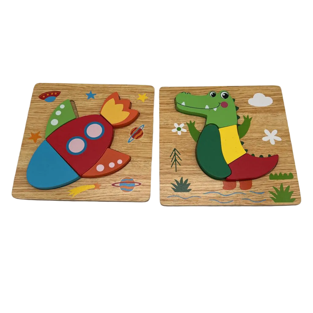 Wooden Puzzles Set